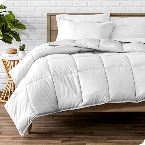 Bare Home Comforter Set with Duvet Cover Set KingCal King White
