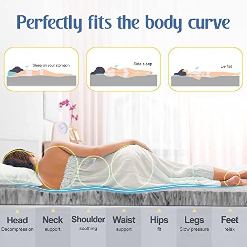 AwsumPick 3 Inch Twin XL Memory Foam Mattress Topper