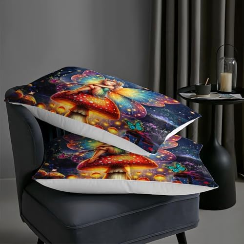 AILONEN Fairy Butterfly Comforter Set Full Size