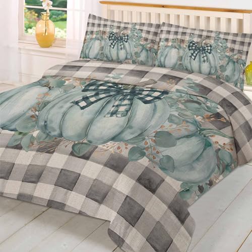 LooPoP Fall Duvet Cover Set 3PCS California King Size