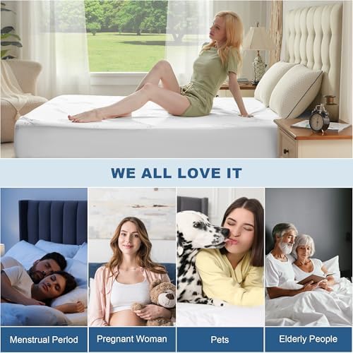BEDLORE Twin XL Waterproof Mattress Protector