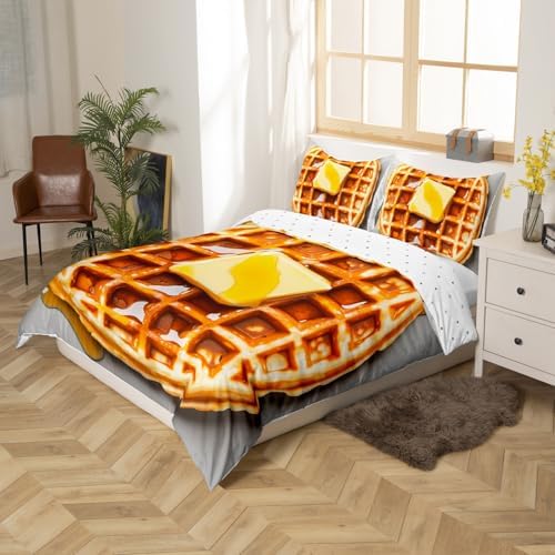 Erosebridal Waffles Duvet Cover Set for Kids