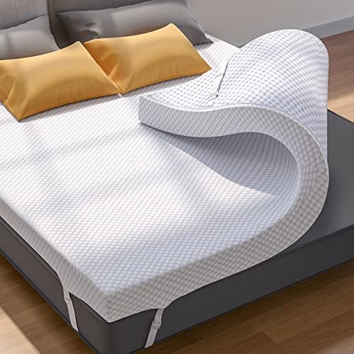 PERLECARE 3 Inch Gel Mattress Topper - Queen Size
