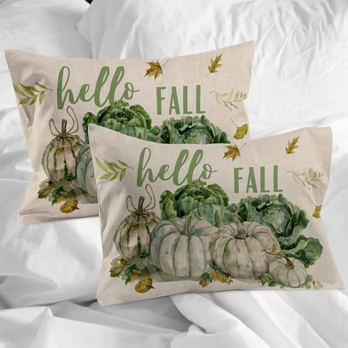 LooPoP Fall Cabbage Pumpkin Duvet Cover Set 3 PCS 1
