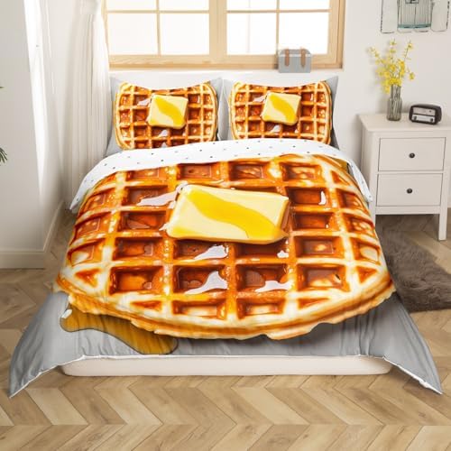 Erosebridal Waffles Duvet Cover Set for Kids
