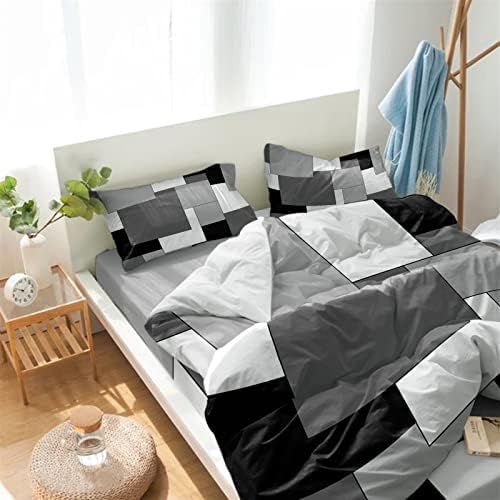 LooPoP 4PCS California King Duvet Cover Set 1