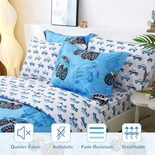 Mooreeke Kids Twin Comforter Set Jeep Pattern
