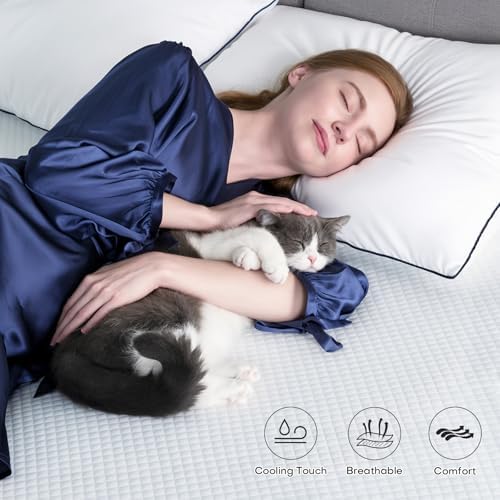 Vipfree 3 Inch Memory Foam Mattress Topper Twin XL Size