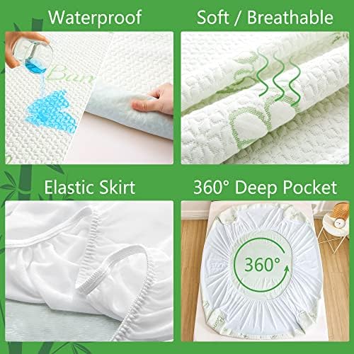 GOONIK King Mattress Protector Breathable Waterproof