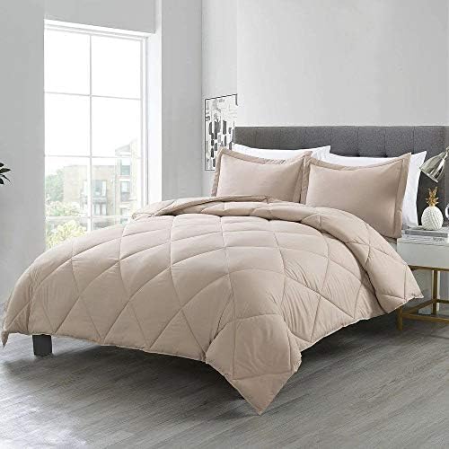 TRP 2 Piece Taupe Brown Comforter Set Twin XL Size