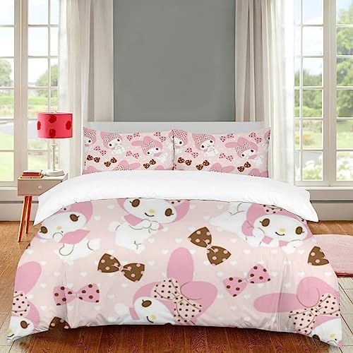 My Bunny Melody 3D Duvet Cover Set 3 Piece