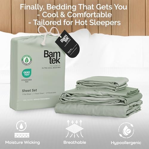 Bamtek Bamboo Viscose Duvet Cover Set Queen Size
