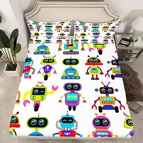 Erosebridal Kids Robot Space Bedding Set