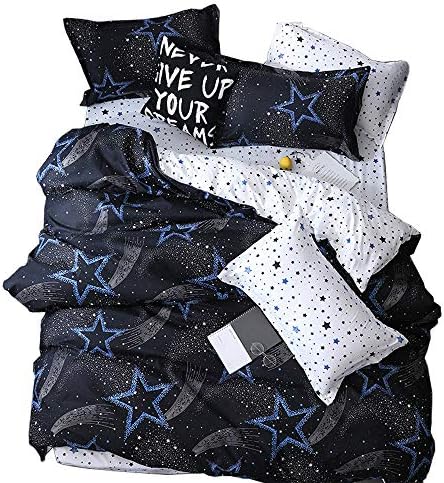 Starry Night Kids Duvet Cover Set Twin 3Pcs