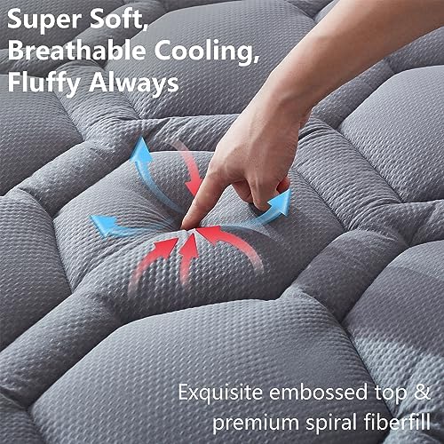 Elven Home King Size Waterproof Mattress Pad
