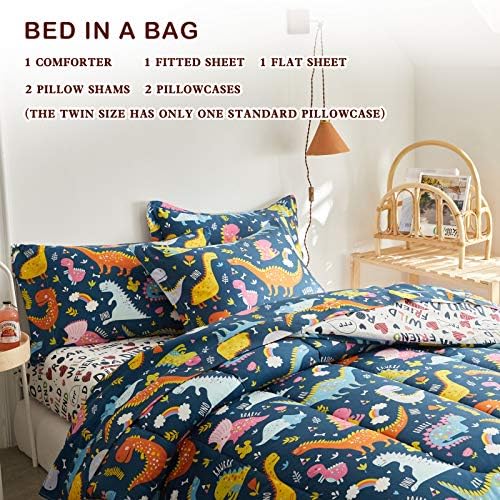 Joyreap 6 Piece Twin Size Bed In A Bag Set