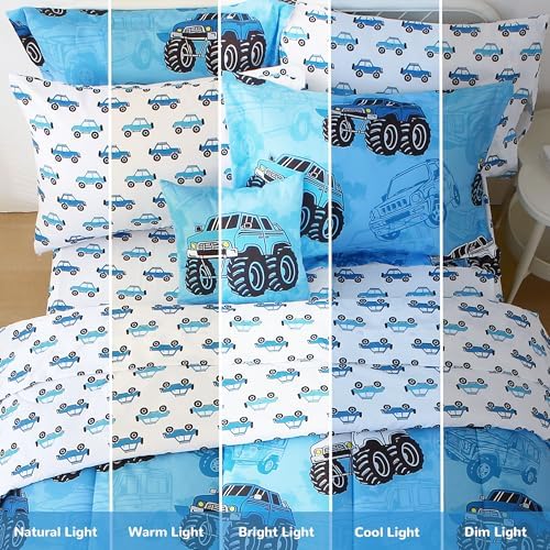 Mooreeke Kids Twin Comforter Set Jeep Pattern