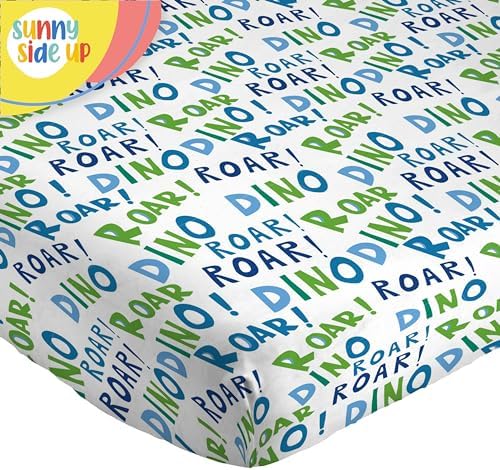 Sunny Side Up Dino Roar Twin Sheet Set - 3 Piece Kids Bedding