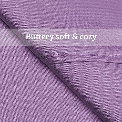 Bare Home Twin XL Sheet Set with Comforter - Lavender