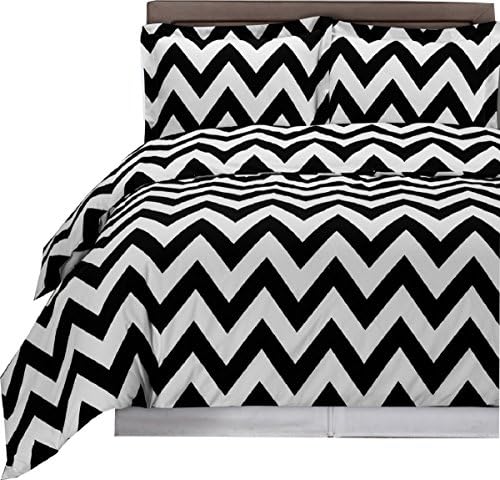 KingCalifornia King Chevron Duvet Cover Set 3pc