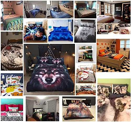 LJGFW Korean Girl Group Duvet Cover Twin Cartoon Bedding Set