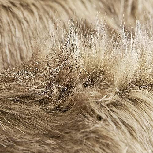 2 Piece Faux Fur Comforter Set Twin XL with Mink Reversal